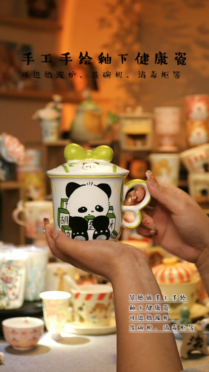 【闪购商品】杯景德镇高温釉下彩&A474