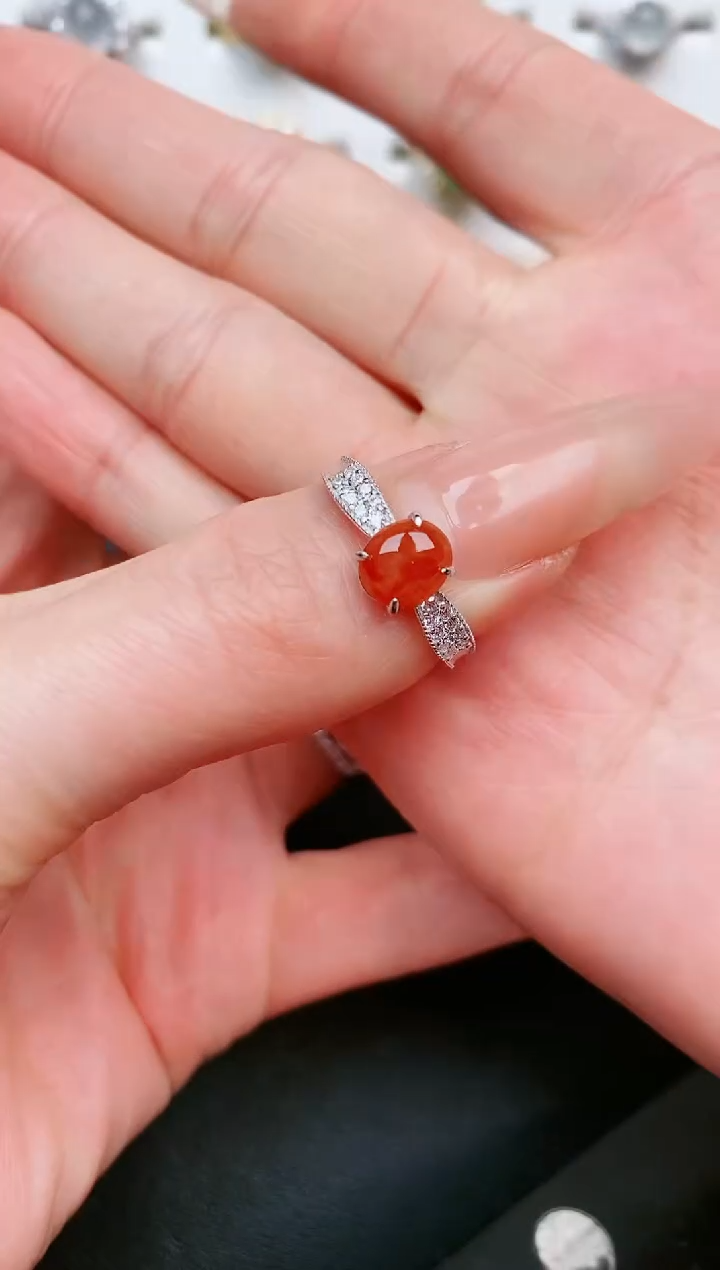 【闪购商品】翡翠戒指银S925镶嵌.....