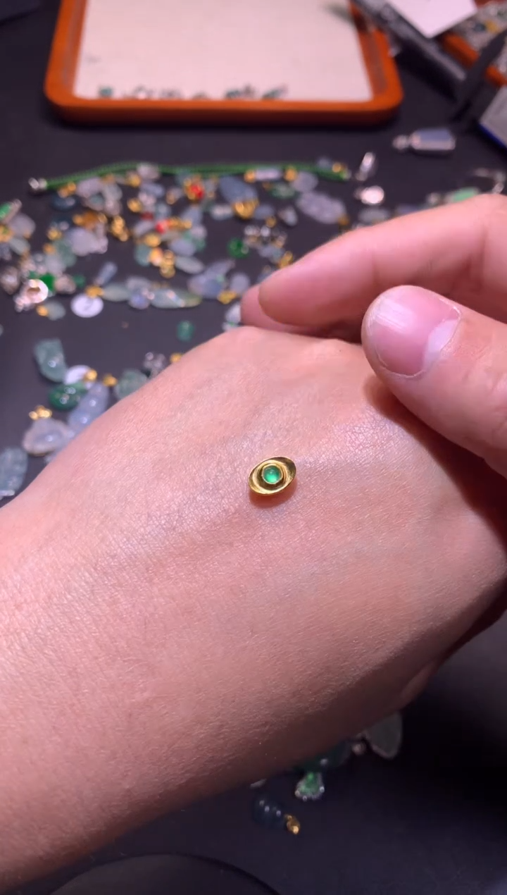 【闪购商品】翡翠吊坠(不含链)银S925镶嵌1