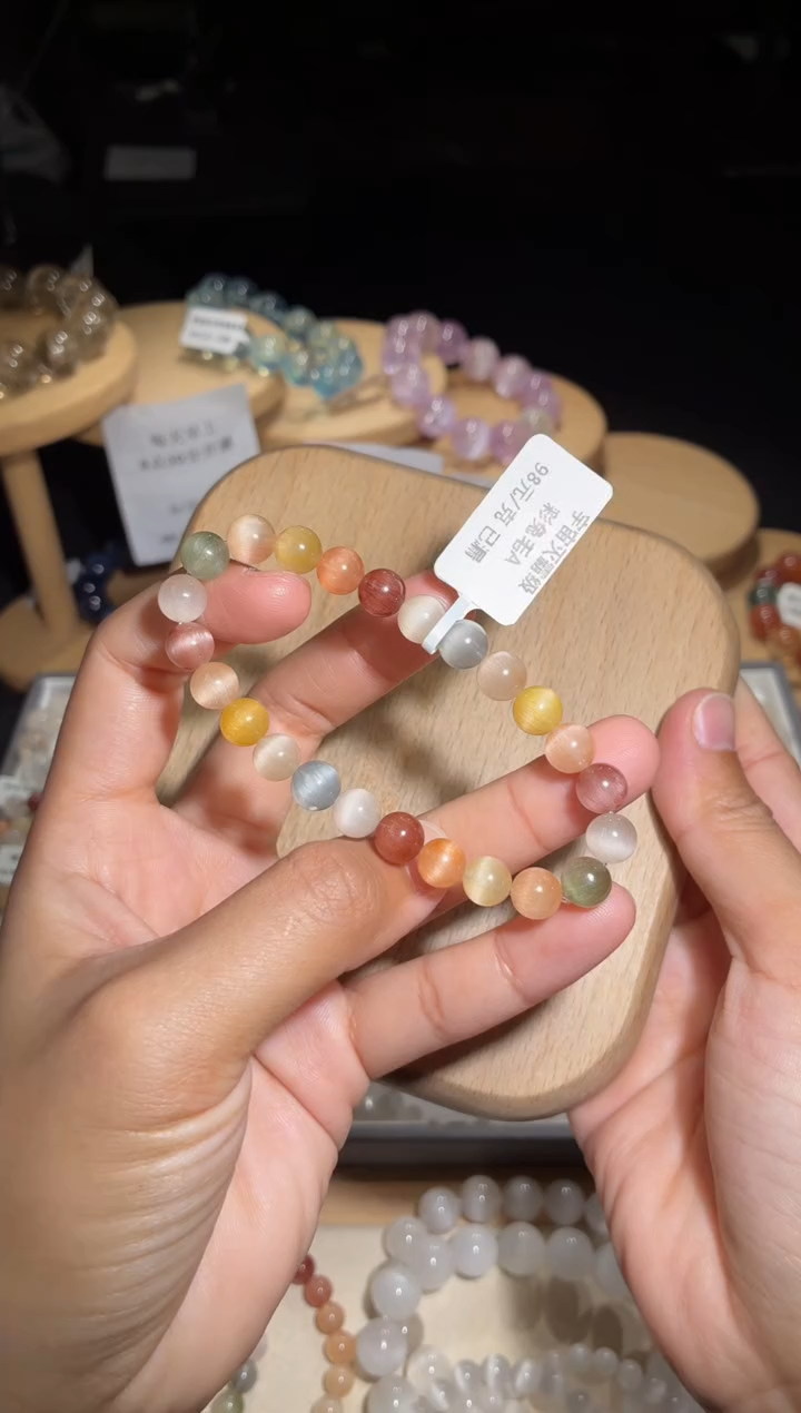 未镶嵌手链水晶24号多样性发一EE 7+