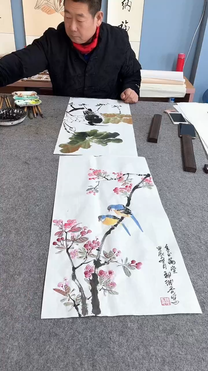 【闪购商品】国画小写意花鸟、、、