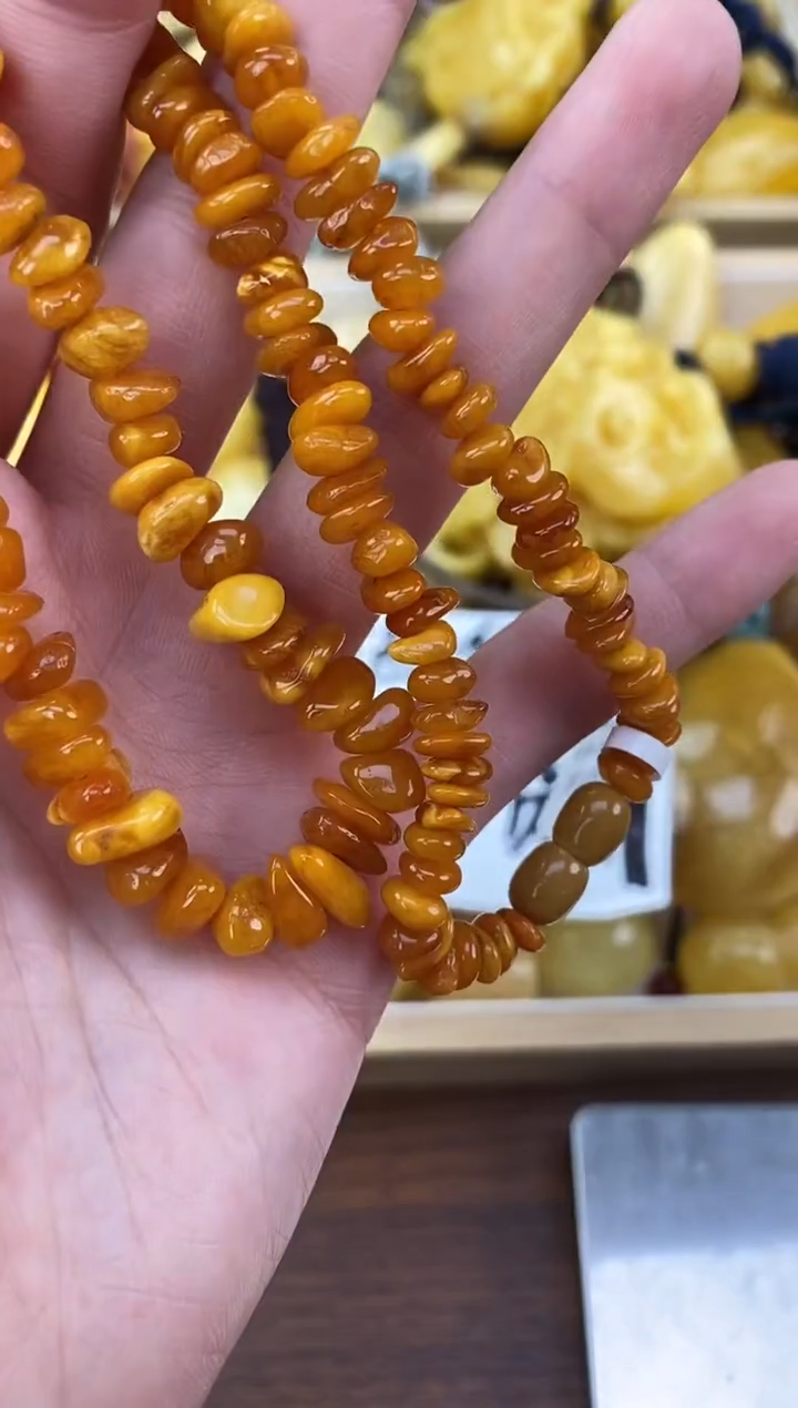 裸石琥珀未镶嵌天然琥珀蜜蜡