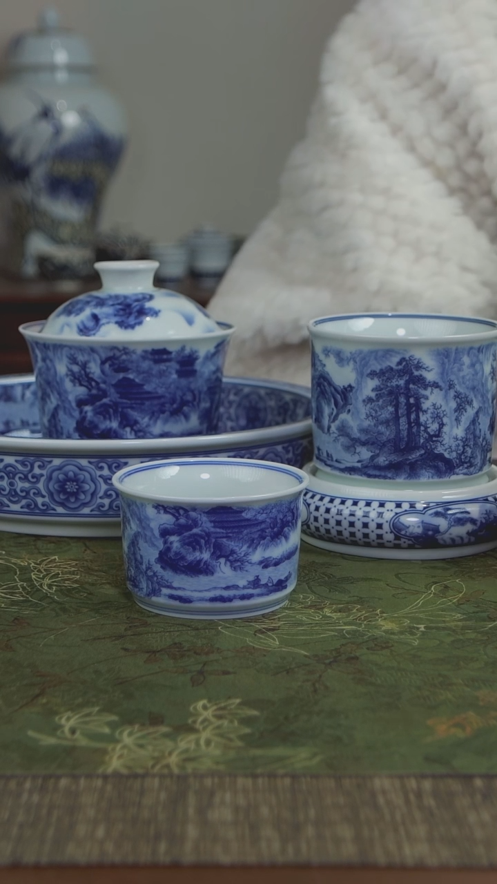 【闪购商品】春山图 8件套【4客杯】