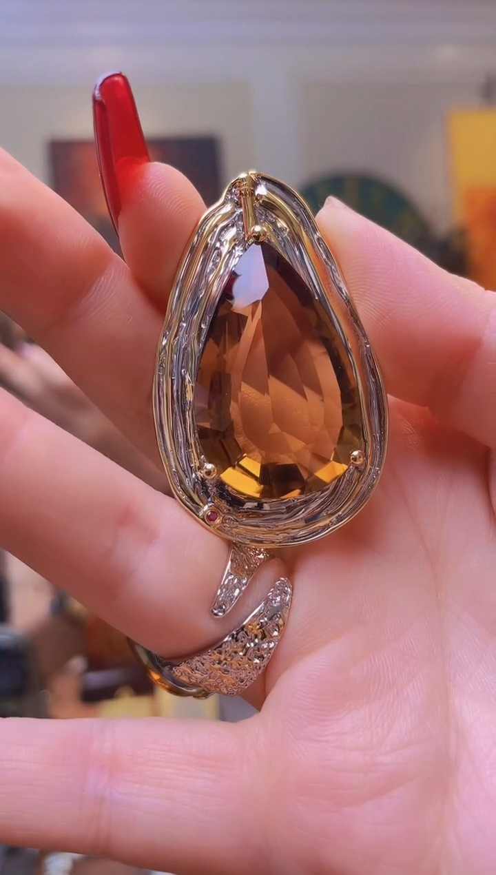 无非金属镶嵌吊坠