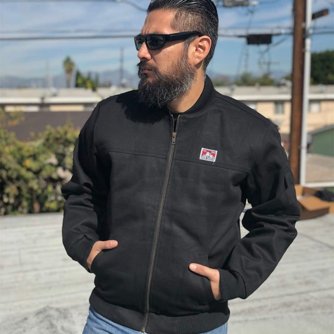 Bendavis Bomber Jacket美式复古飞行员夹克重磅加厚休闲外套秋冬