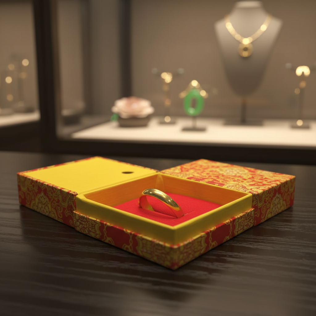 铜合金戒指 活口光面金色瑞丽风复古宫廷戒指男女