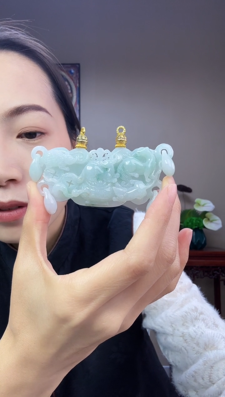 【闪购商品】翡翠颈饰未镶嵌特色原创翡翠颈饰