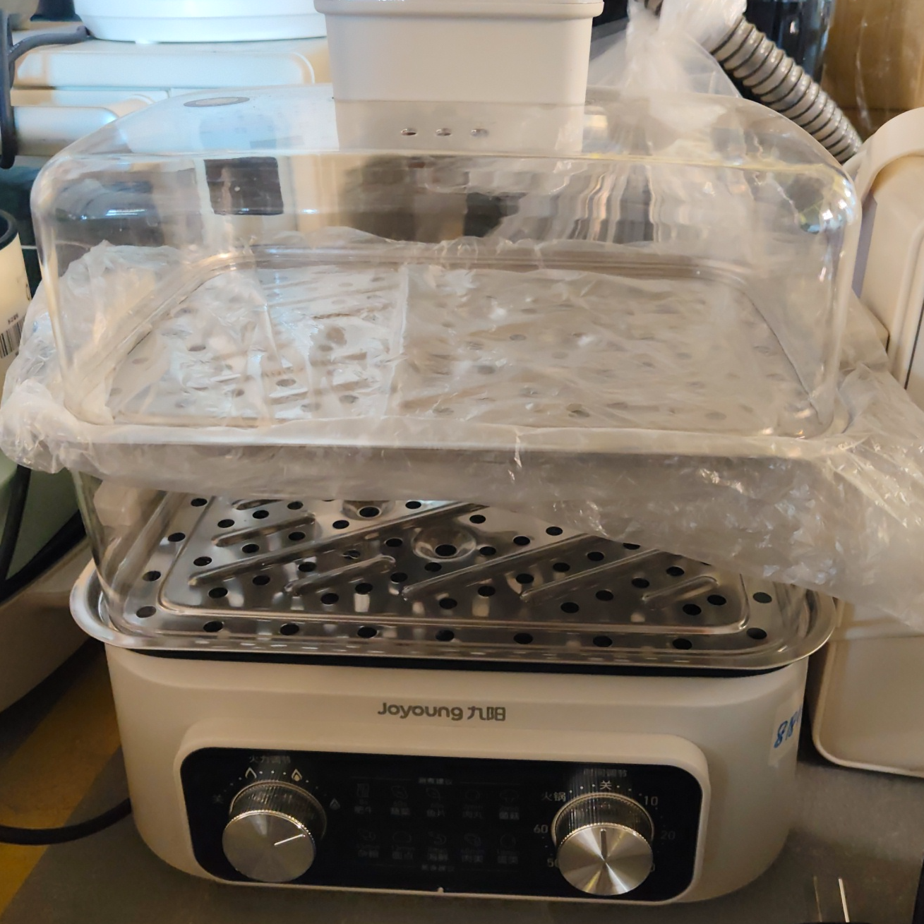 8新 Joyoung/九阳 【8新】武汉仓电蒸锅轻微划痕功能完好