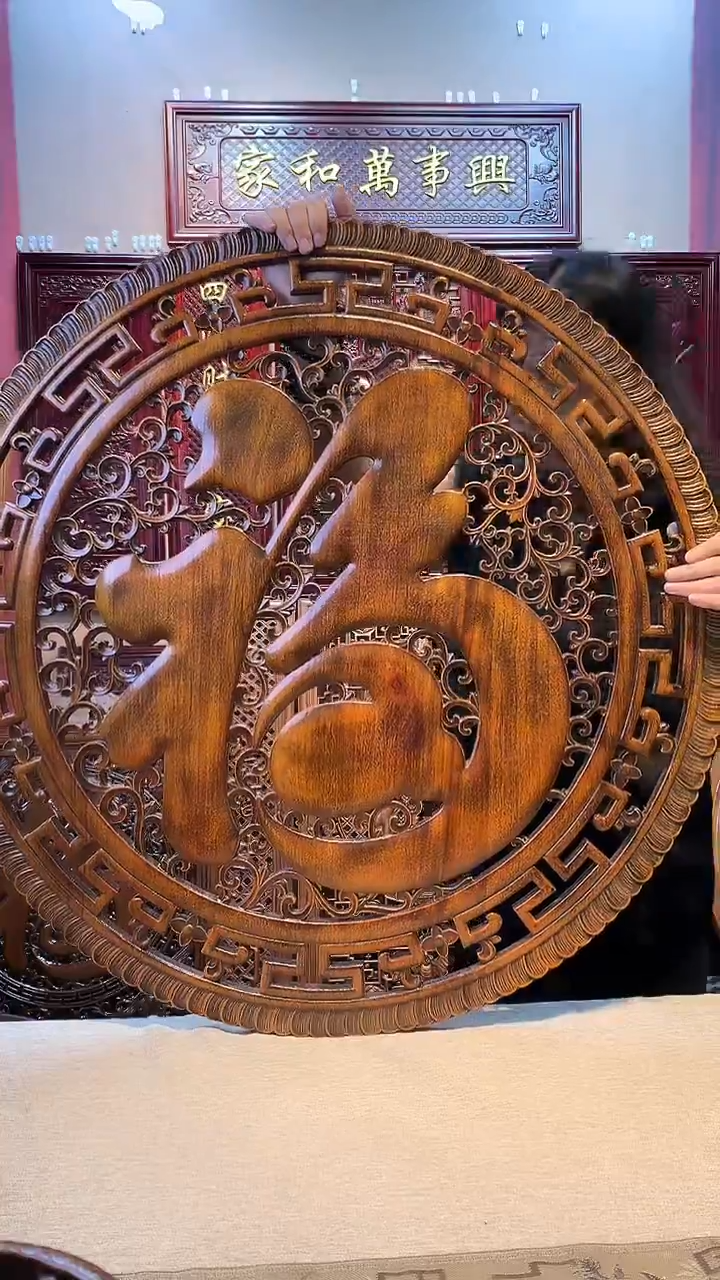 香樟木木雕款香樟木仿古色78公分