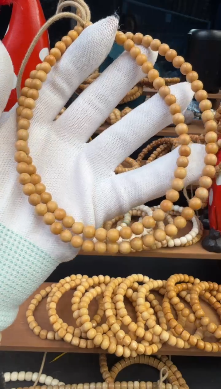 【闪购商品】菩提根/象牙果手串龙脊菩提长串脖挂圆珠卡6