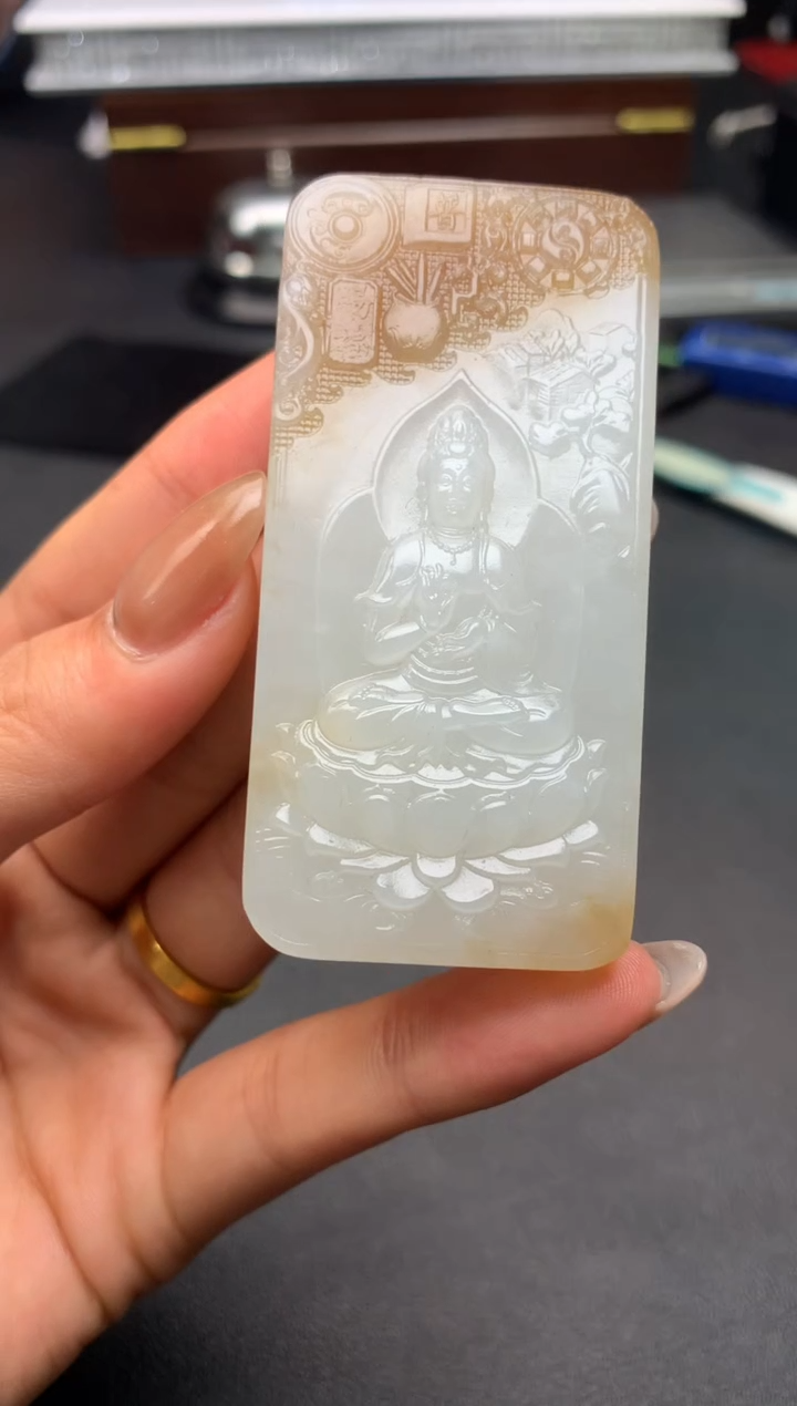 【闪购商品】定制和田玉Boss阳天然和田玉（拍一发一）