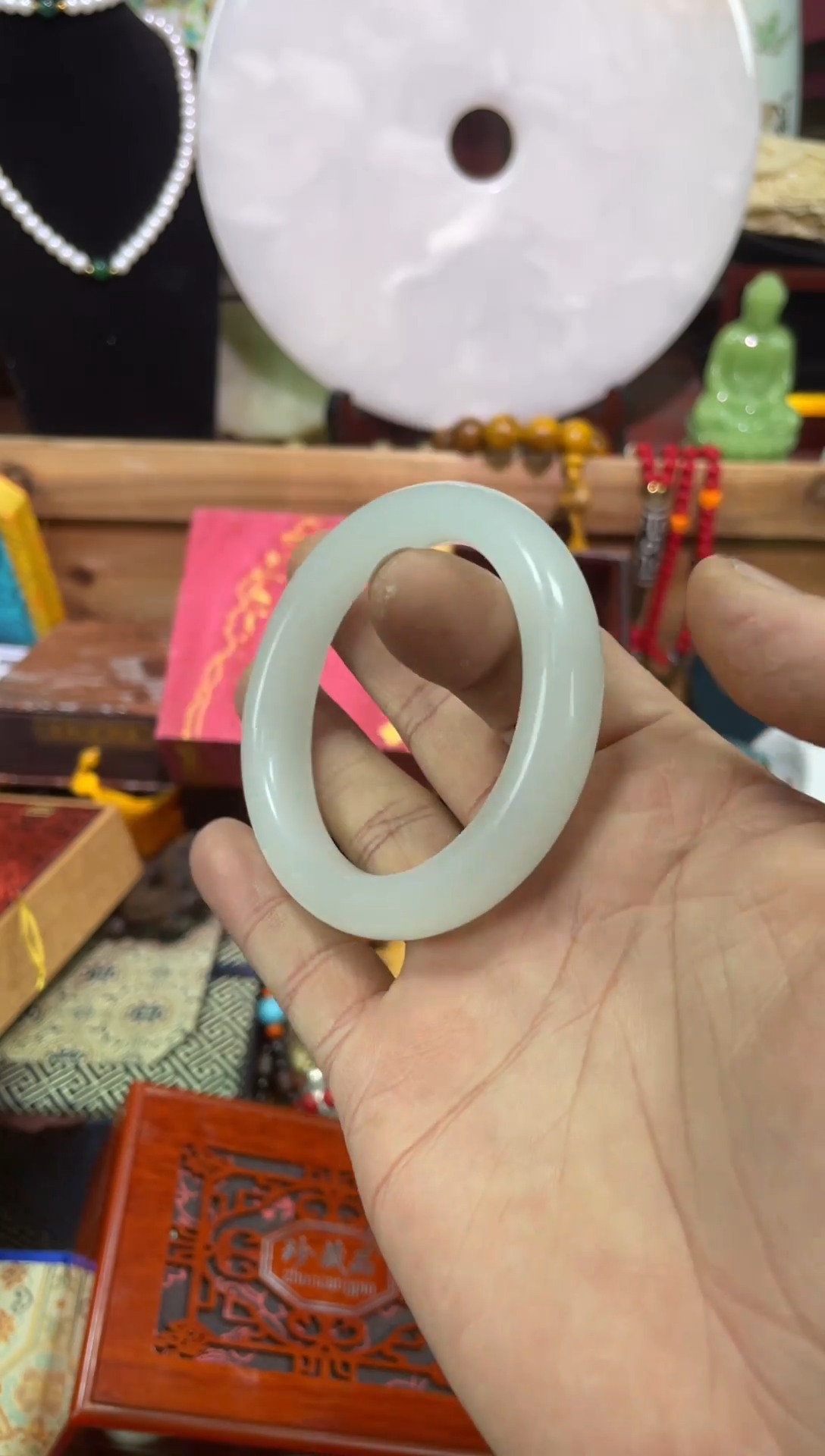 【闪购商品】和田玉001未镶嵌李总专属链接手串--