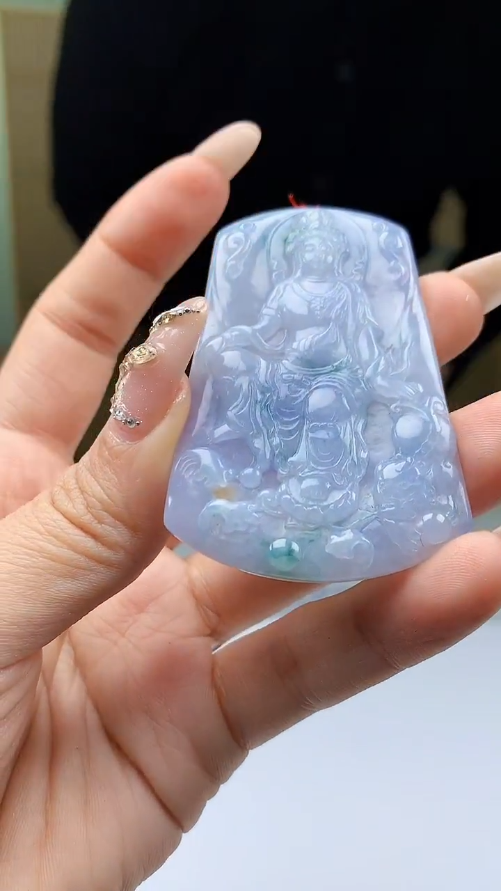 【闪购商品】定制翡翠未镶嵌4688ty-毛货挂件148