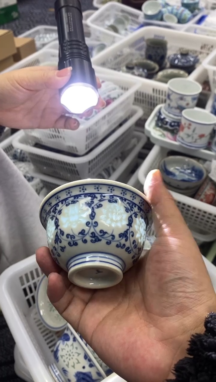 摆件陶景德陶瓷茶具容量约100