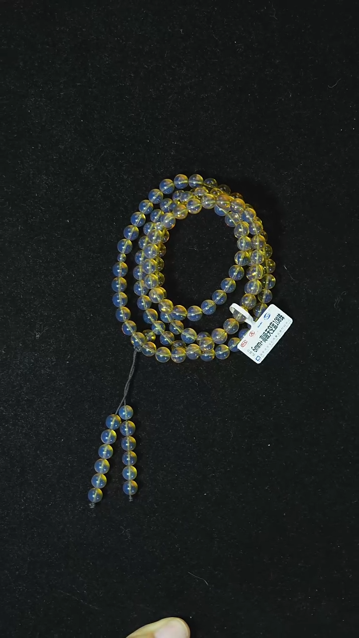 【闪购商品】琥珀裸石未镶嵌6mm高蓝108