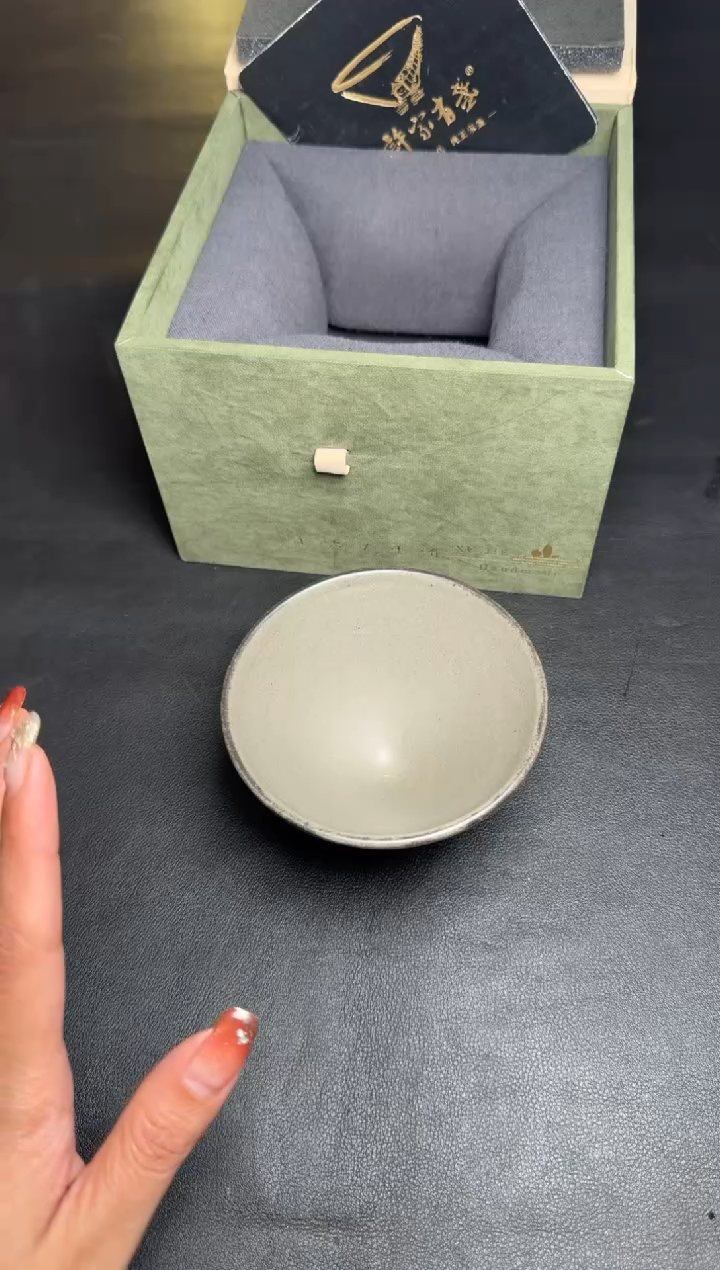 【闪购商品】茶盏许杰龙窑柴烧70