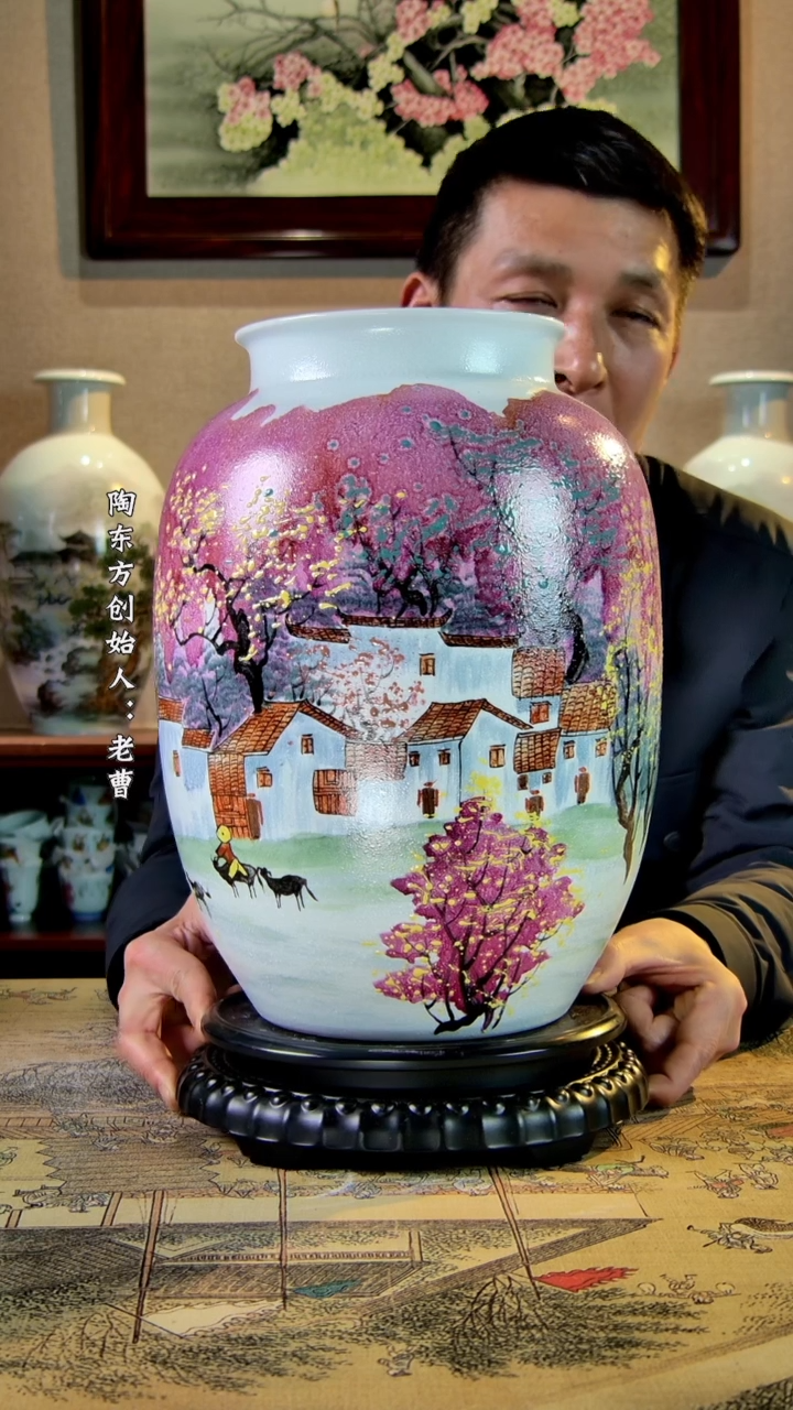 【闪购商品】其他景德镇陶东方陶瓷艺术作品花瓶瓷板画摆件