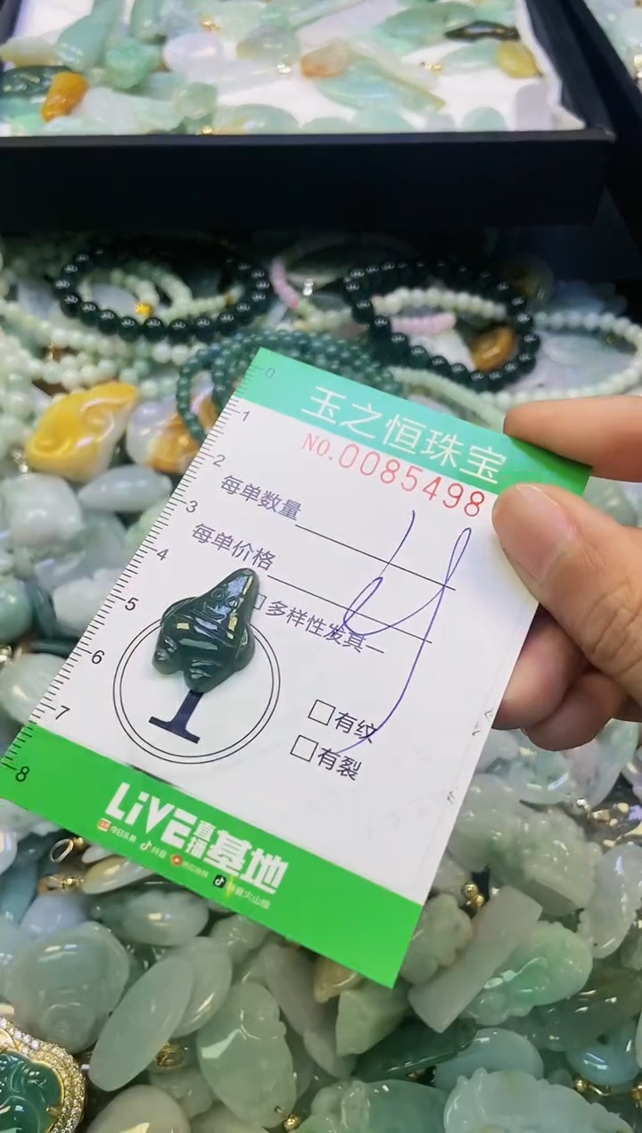 翡翠未镶嵌颈饰闪购0085498