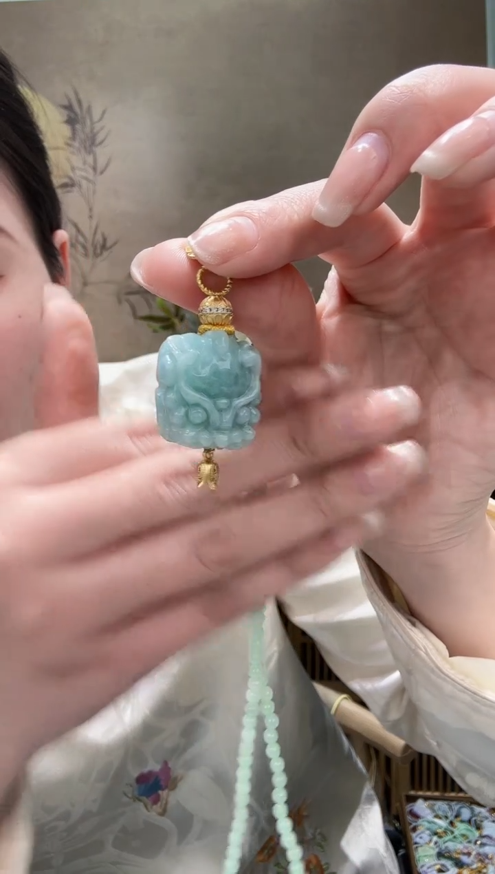 【闪购商品】翡翠耳饰未镶嵌吊坠