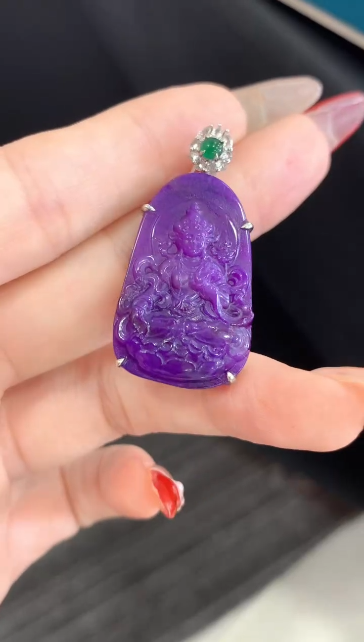 【闪购商品】苏纪石（舒俱来）.18K金镶嵌舒俱来吊坠