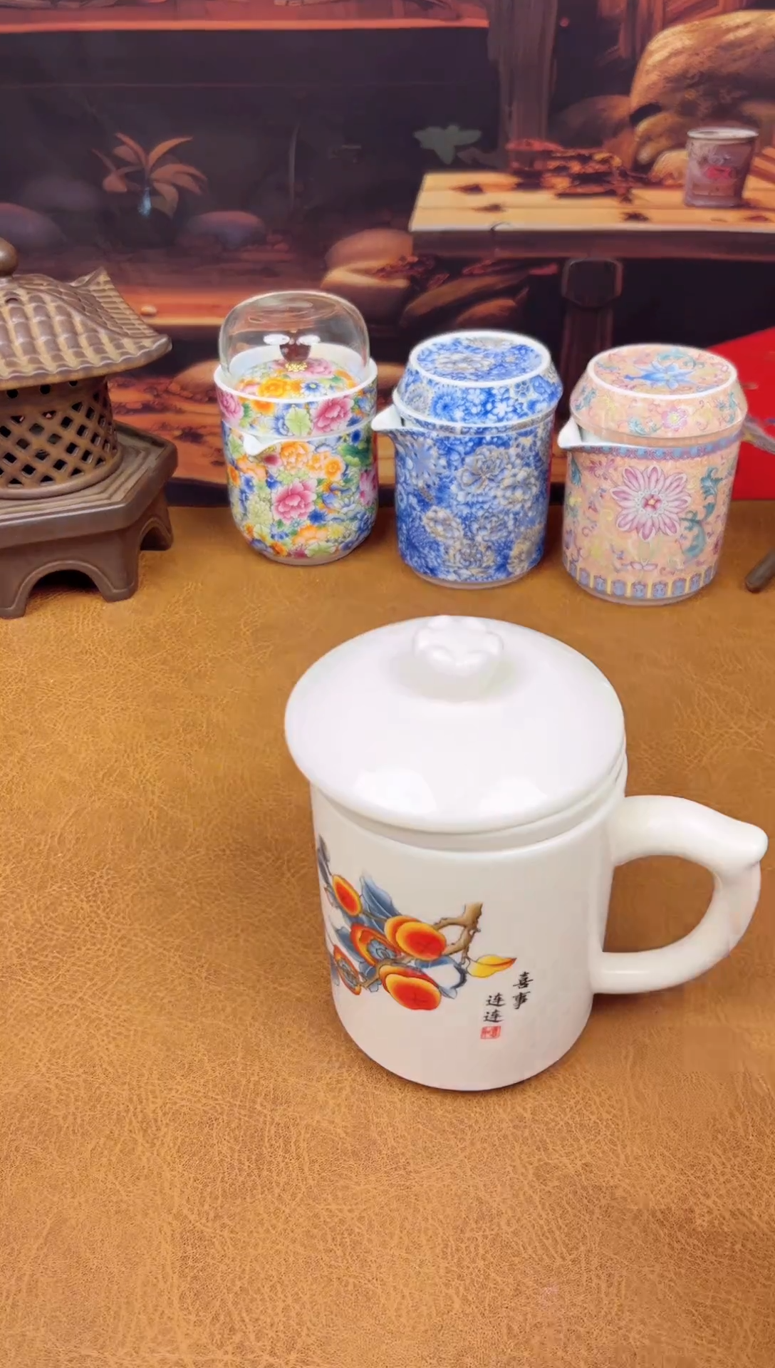 【闪购商品】陶瓷茶具摆件茶叶罐