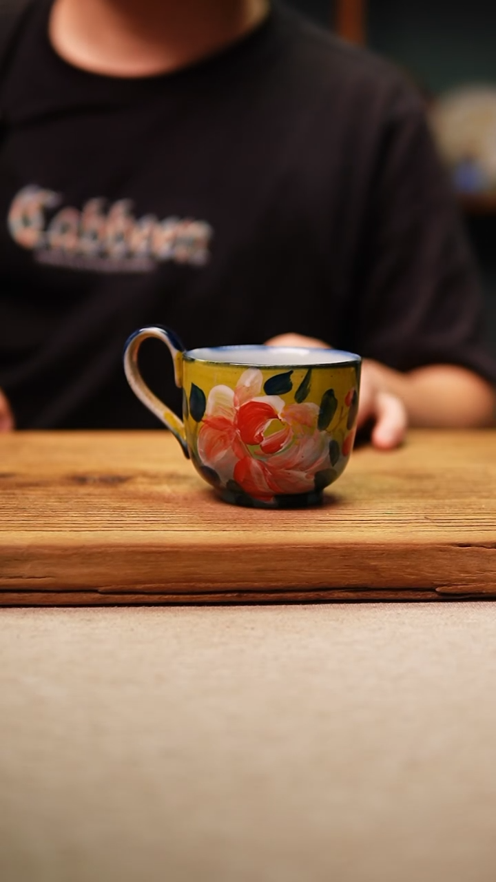 @@陶园瓷舍@@纯手工手绘@高温釉下彩