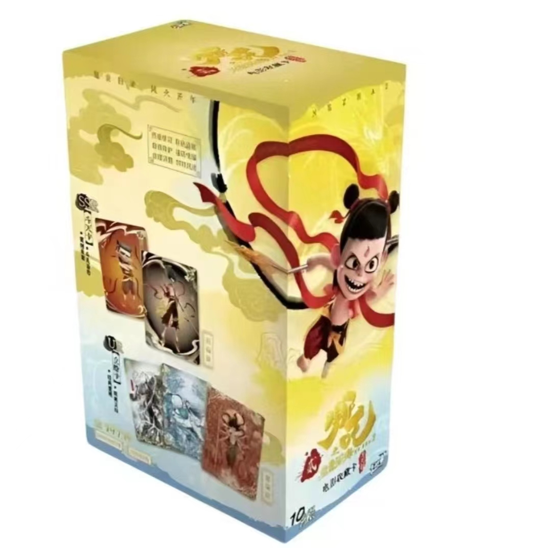 【玩法合集】哪吒之魔童闹海电影收藏卡斗天包ex 卡牌代拆