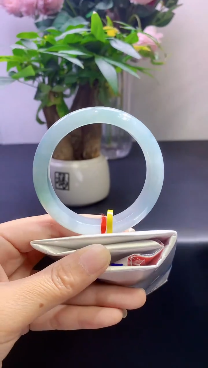 未镶嵌手镯翡翠翡翠手镯圈口53.6-t119