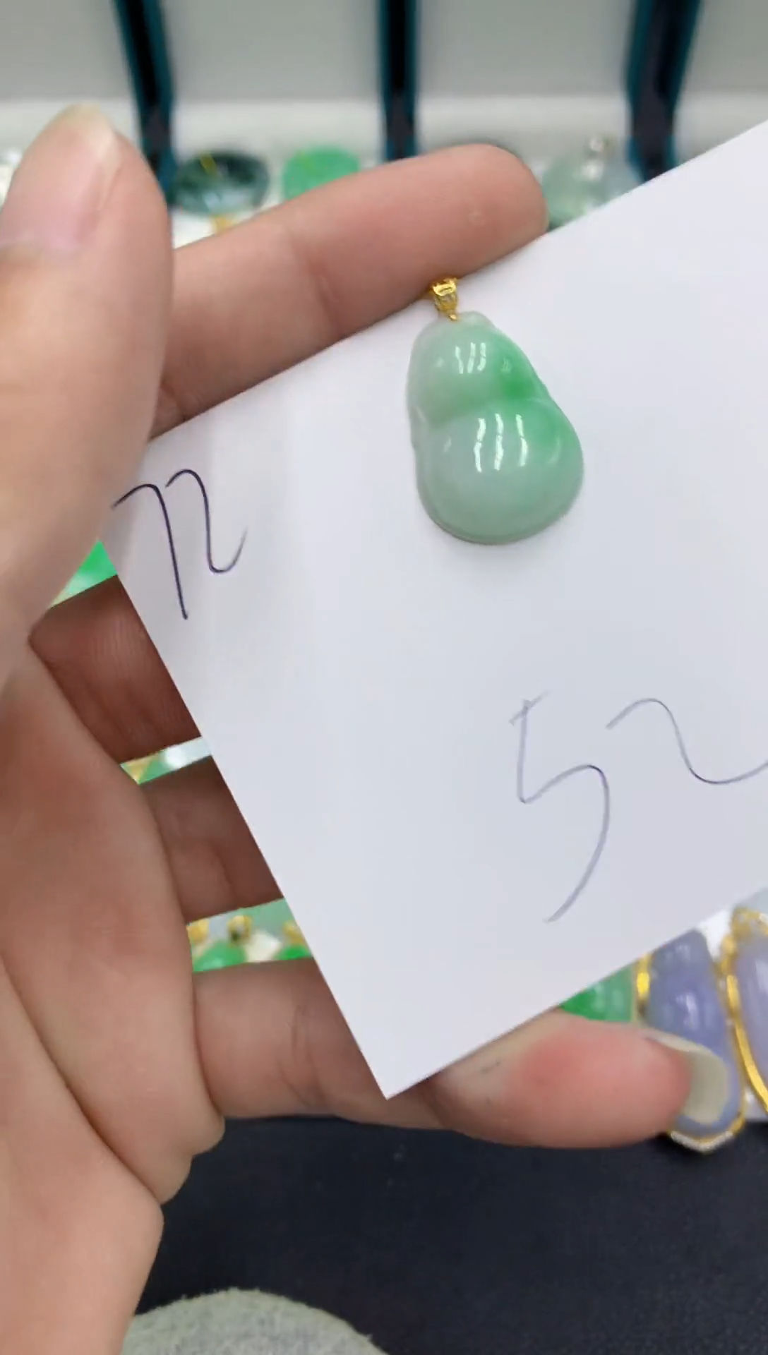 【闪购商品】翡翠颈饰18K金镶嵌翡翠