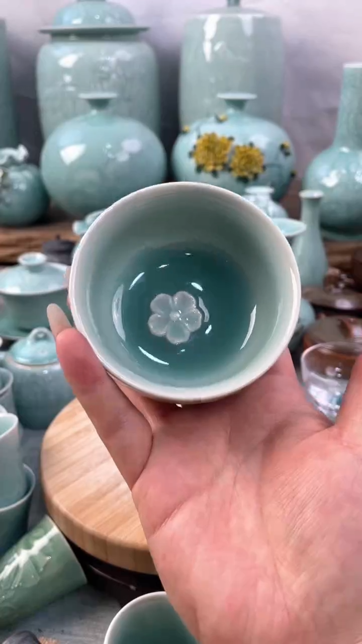 【闪购商品】特价 微瑕 慧仙青瓷