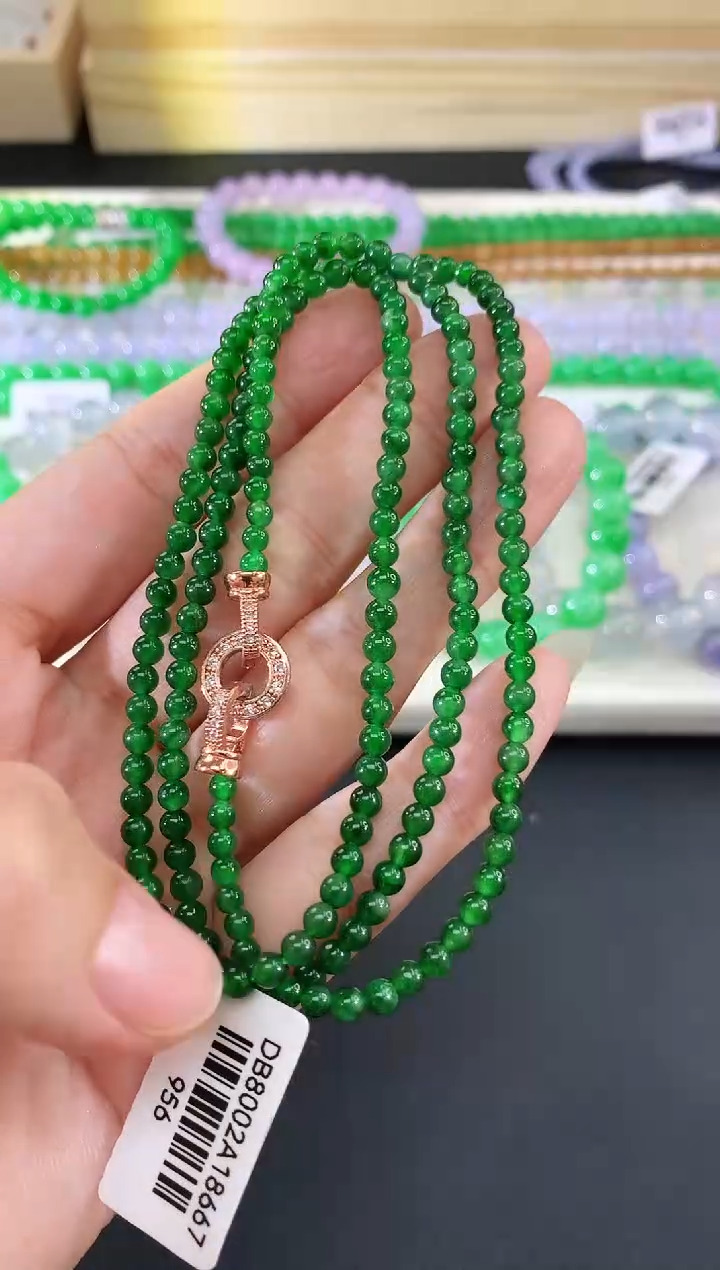 未镶嵌手串翡翠103|6800