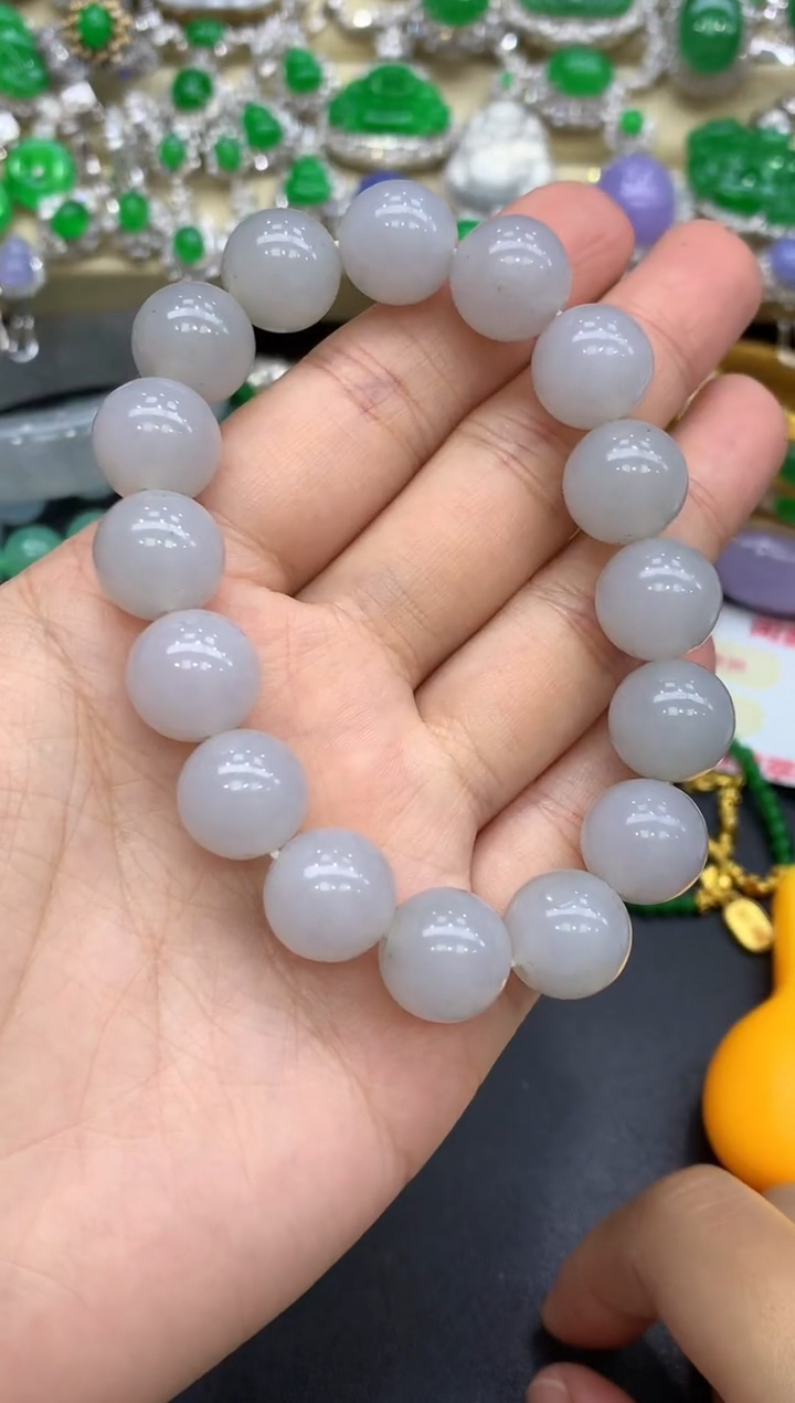 未镶嵌手串翡翠152-中国好珍宝