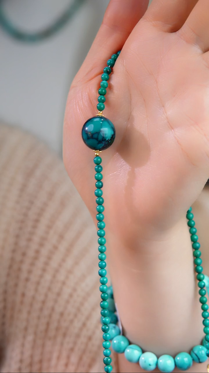 银S925镀金镶嵌绿松石吊坠(不含链)1