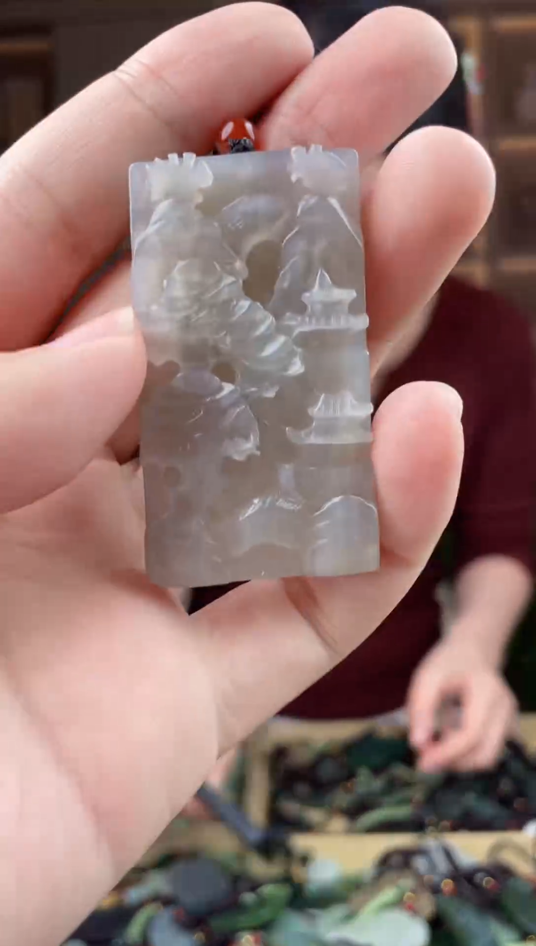 颈饰未镶嵌和田玉拍一发一，多样性发货