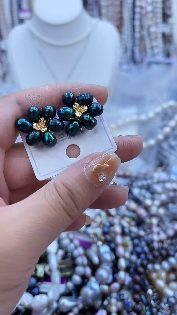 【闪购商品】淡水珍珠耳饰未镶嵌927