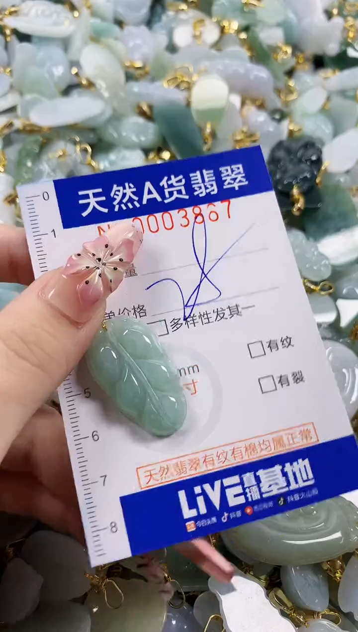 颈饰未镶嵌翡翠天然A货翡翠