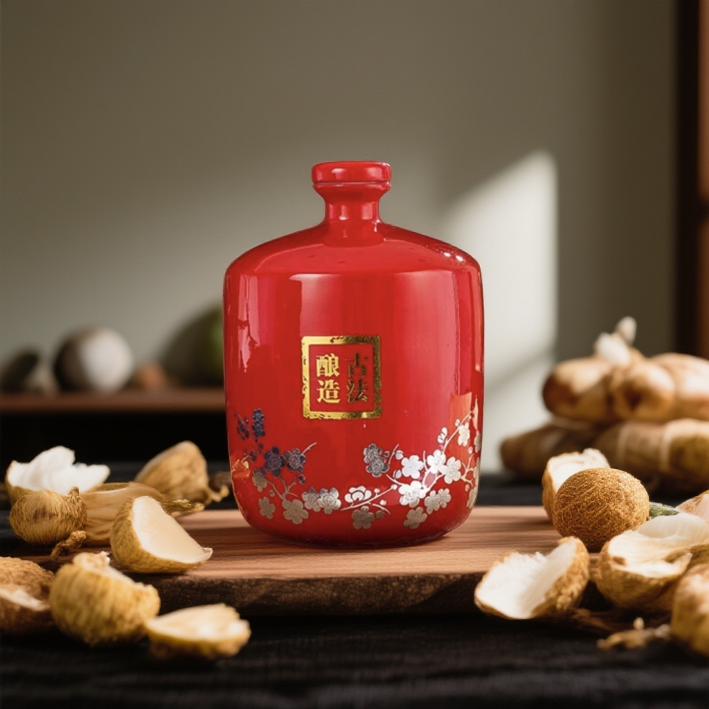 景德镇陶瓷5斤装梅花品鉴空酒坛家用酒壶