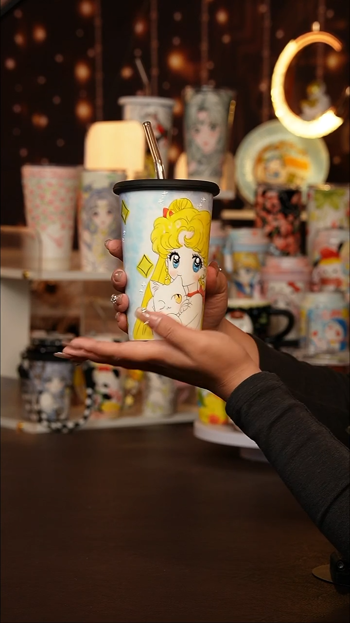 (玉泥）景德镇手工手绘文创陶瓷杯