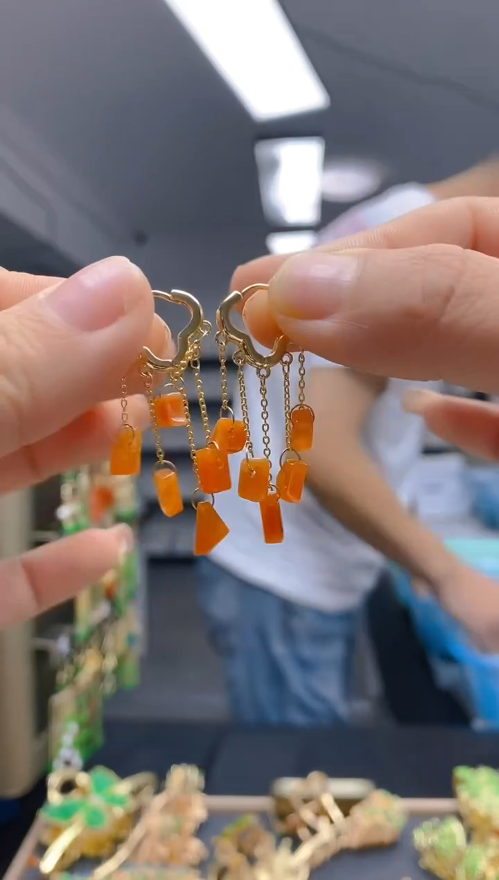 【闪购商品】翡翠耳饰合金171翡翠耳包