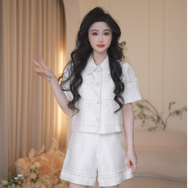 Basic House/百家好夏季新款百搭气质轻奢时尚套装B1335B5R1A2