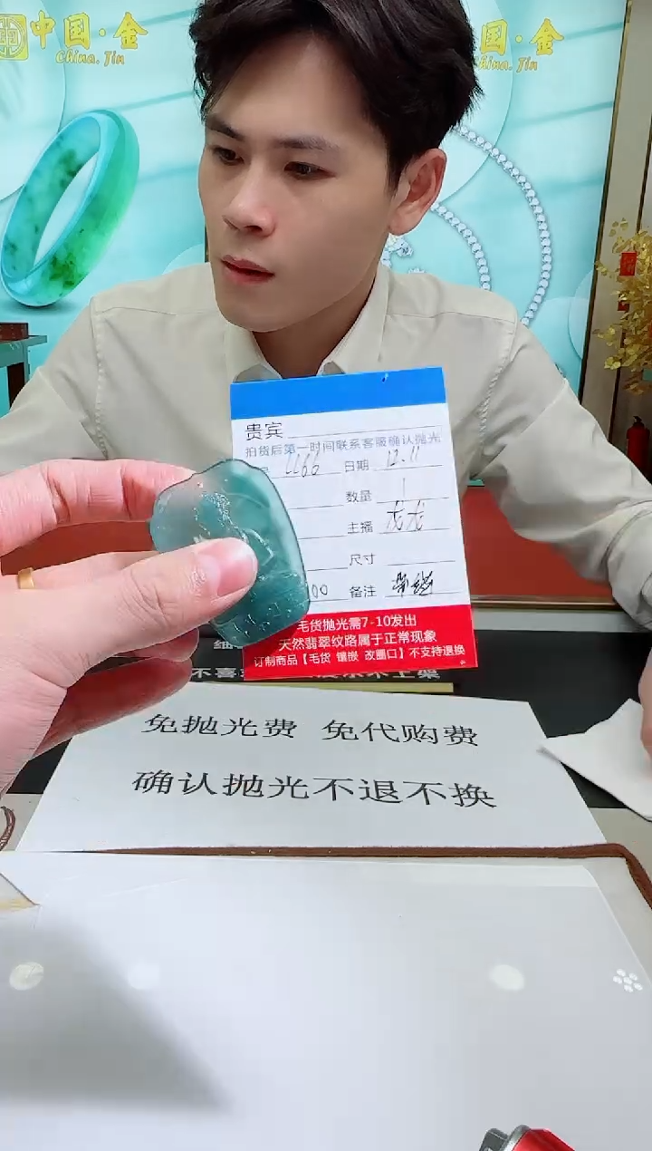 未镶嵌定制翡翠LL66翡翠吊坠赠珠链-多样性发其一