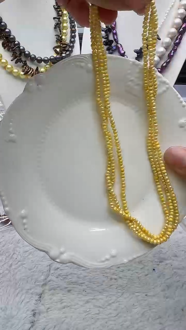 淡水珍珠未镶嵌套链75