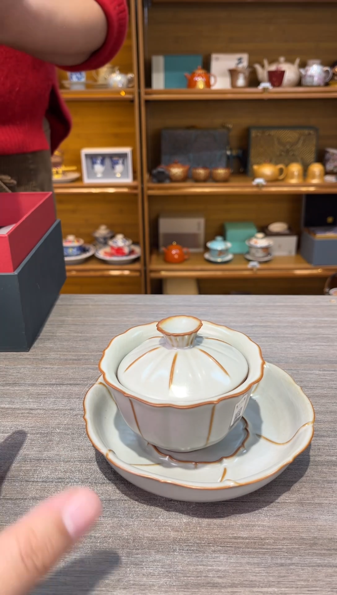 【闪购商品】黄海棠盖碗茶具茶具