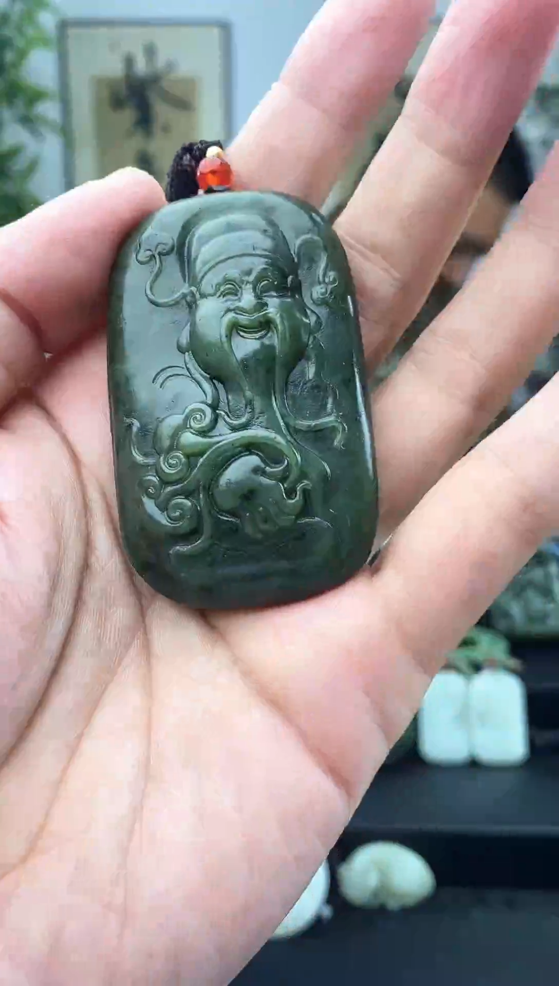 和田玉未镶嵌颈饰1