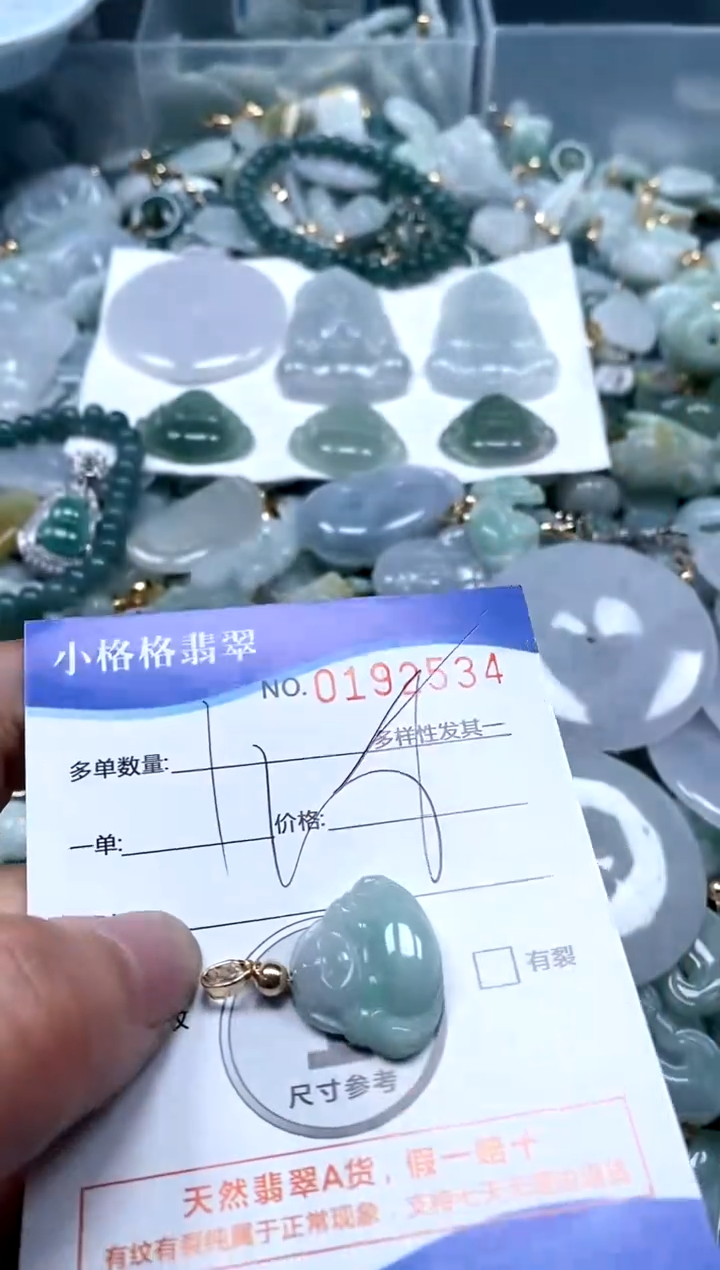 【闪购商品】翡翠颈饰未镶嵌闪购商品0192534