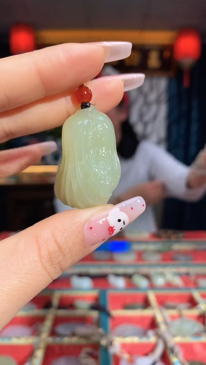 【闪购商品】和田玉颈饰未镶嵌白菜