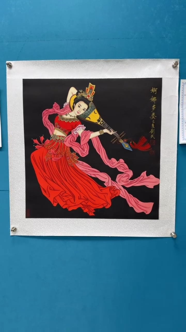 国画瀚美艺术刘武手绘-国画24
