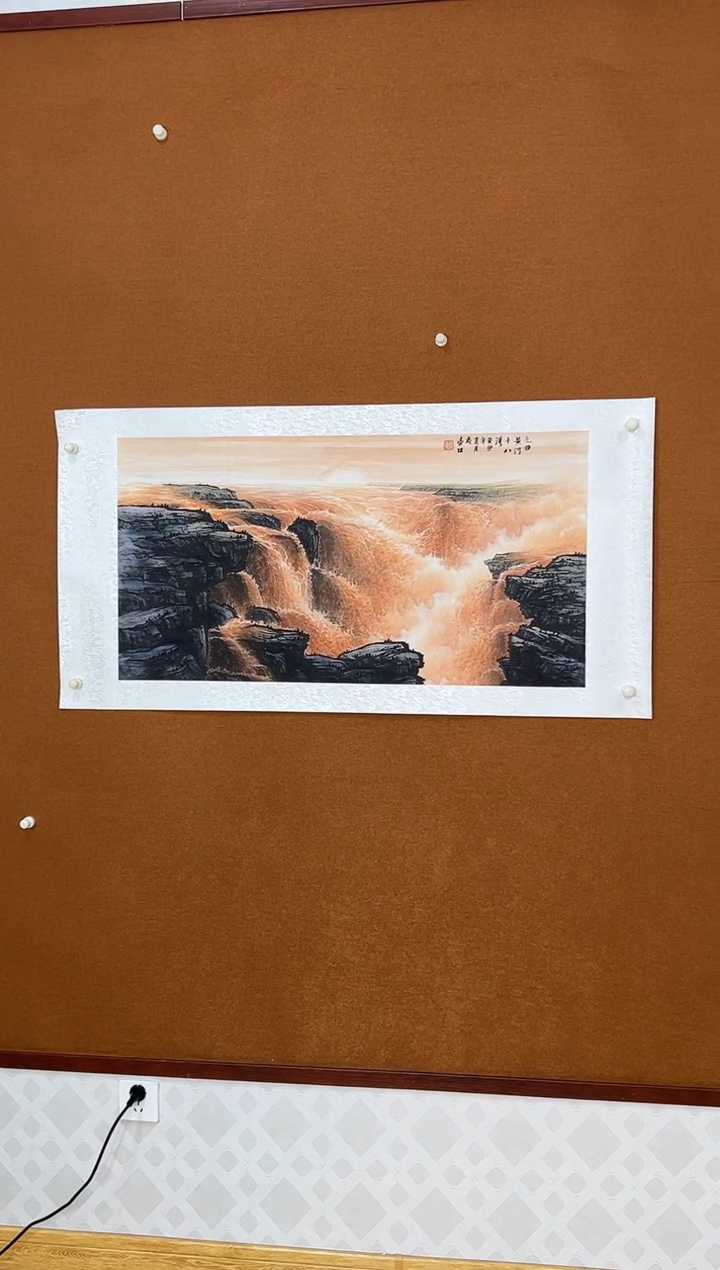 【闪购商品】国画黄河之水纯手绘无框