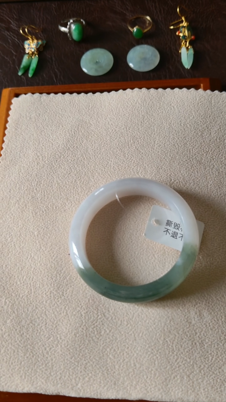 未镶嵌手镯翡翠天然缅甸a货51.2