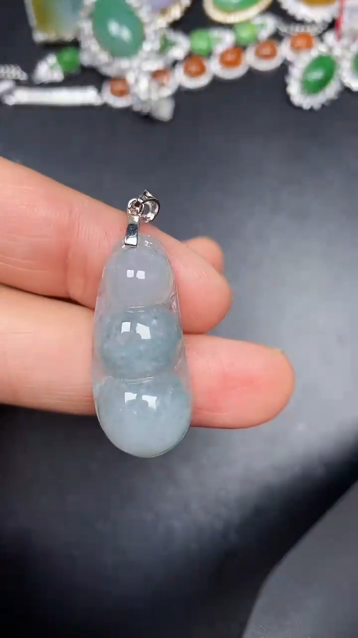 银S925镶嵌戒指翡翠1560